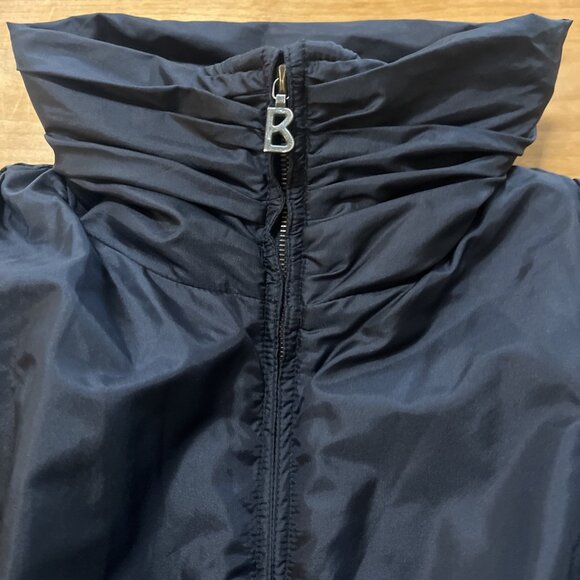 Bogner Women's Black Ski Jacket US 14 Ruched Sleeves W/zippers Zippered Pockets - Picture 10 of 11